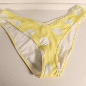 NWOT Urban Outfitters Yellow Polka Dot Swim Bottom